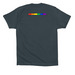 Pride, a Dark Grey Premium Cotton Tee (back-view)