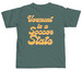 3 Championships : Vermont is a Soccer State&nbsp;, a Blue Spruce Comfort Colors Unisex Tee (back-view)