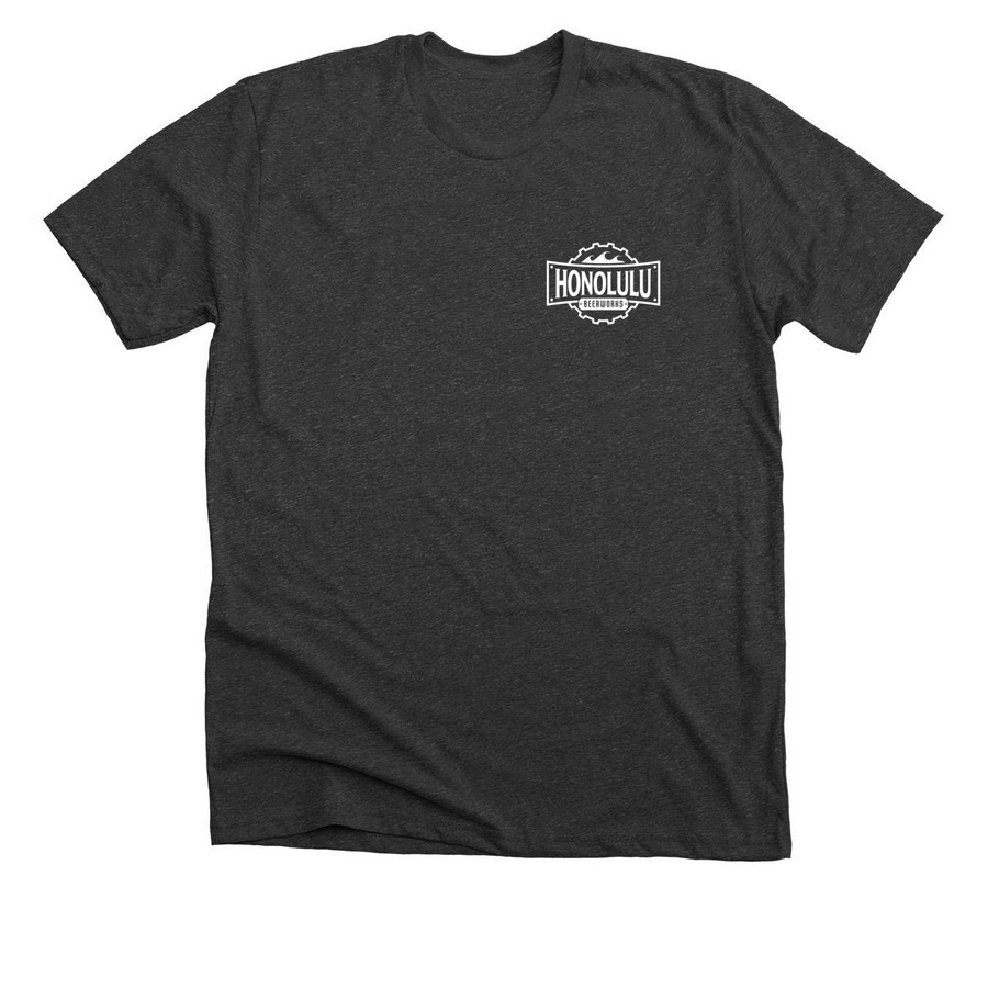 Kahuku Ka'upu, a Dark Grey Heather Premium Unisex Tee