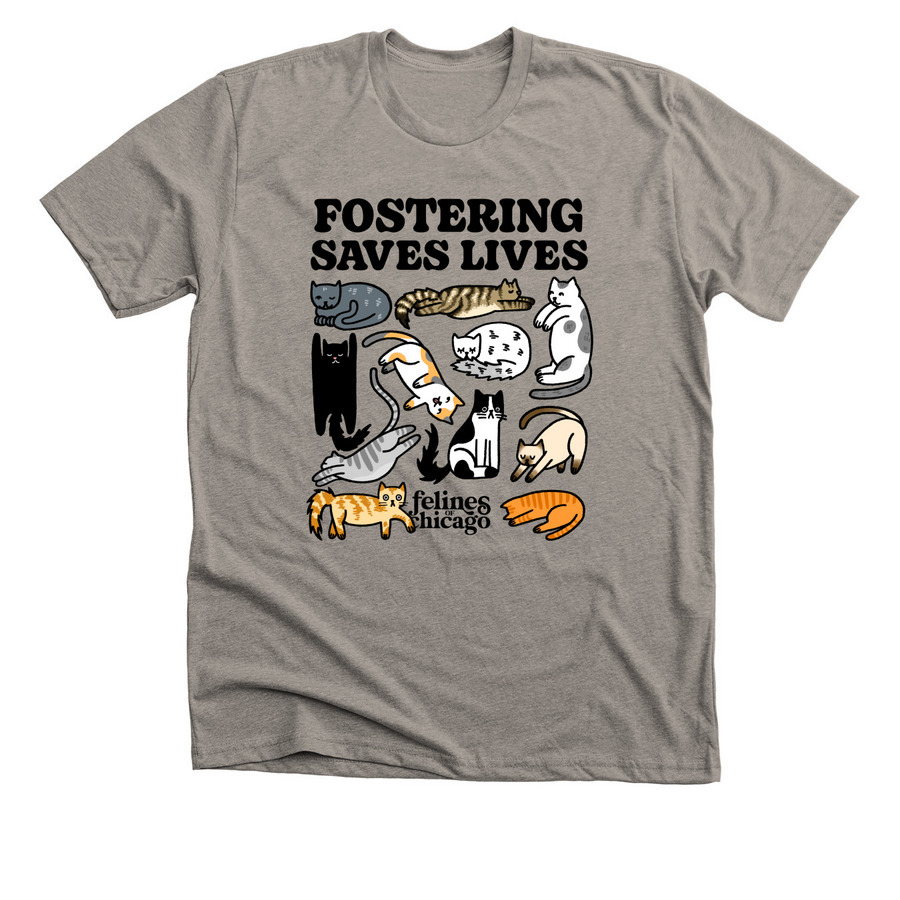 Fostering Save Lives, a Heather Stone Premium Unisex Tee