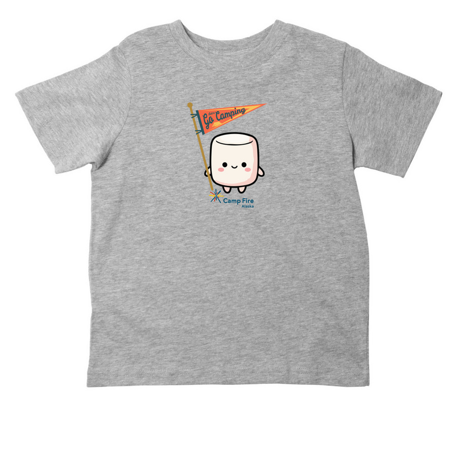 Let's Go Camping (Toddler), a Heather Toddler Tee
