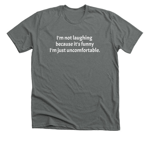 It's not funny, a Heavy Metal Premium Unisex Tee