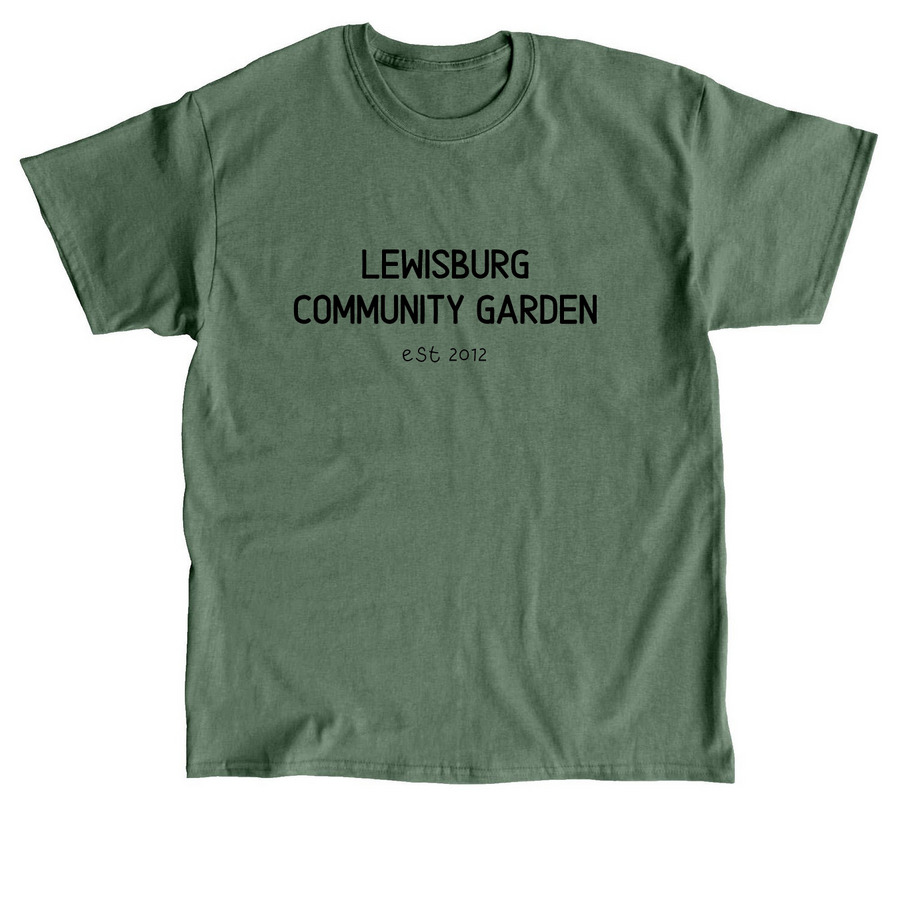 Lewisburg Community Garden, a Military Green Classic Unisex Tee