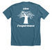 Vive Senegal 2026 (wh), a Heather Deep Teal Premium Unisex Tee (back-view)