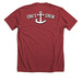Crusoe is My Spirit Wiener, a Heather Canvas Red Premium Unisex Tee (back-view)