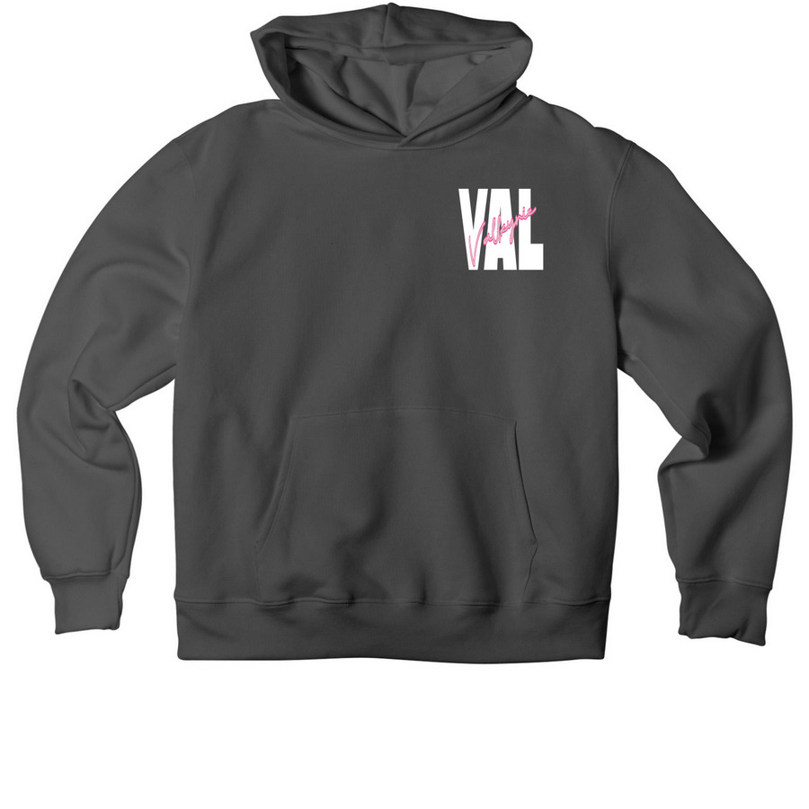 THRIVE LINE - PINK, a Asphalt Premium Heavyweight Pullover Hoodie
