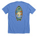 Adopt A Vintage Dog, a Heather Columbia Blue Premium Unisex Tee (back-view)