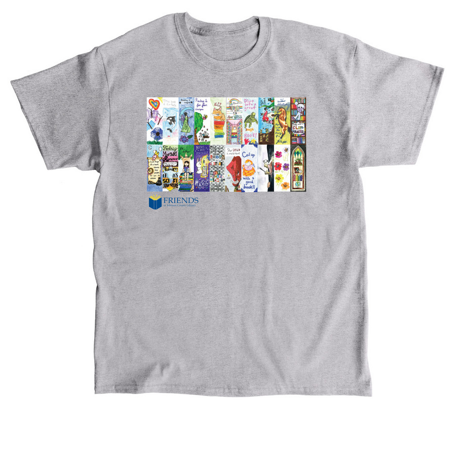 2025 Bookmark Design Contest Shirts, a Sport Grey Classic Unisex Tee
