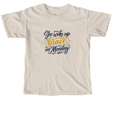 Monday Flowers - Andrew McMahon, a Ivory Comfort Colors Unisex Tee