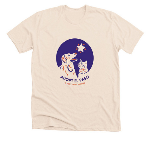Estrella, a Heather Soft Cream Premium Unisex Tee