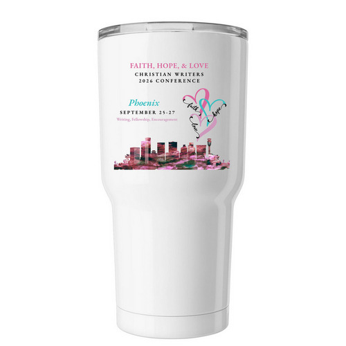 2026 Conference Tumbler, a White Insulated Tumbler
