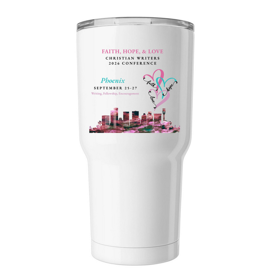 2026 Conference Tumbler, a White Insulated Tumbler