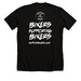 Gas-Clutch-Shift-Brake, a Solid Black Blend Premium Unisex Tee (back-view)