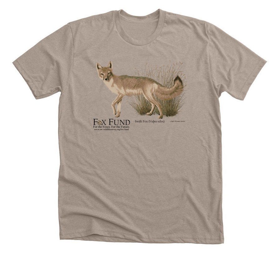 Southwestern Wildlife Survey's Fox Fund, a Heather Stone Premium Unisex Tee