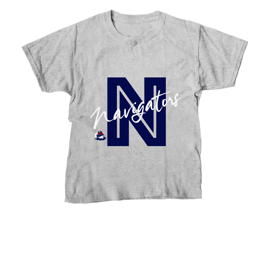 Navigators Tee, a Sport Grey Youth Unisex Tee