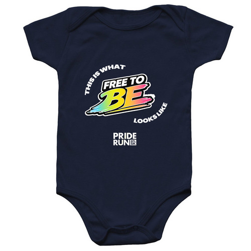 Free to BE Onesie, a Navy Infant Onesie
