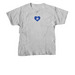Poudre Libraries Heart - Cornflower, a Sport Grey Youth Unisex Tee