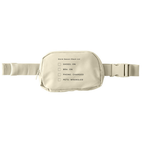 Storm Checklist, a Sahara Matte Hip Pack