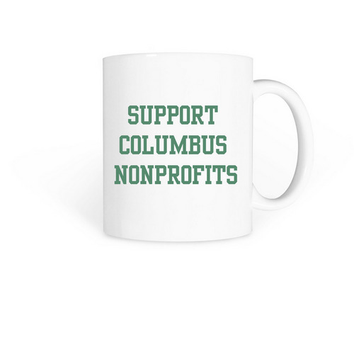 Support Columbus Nonprofits, a White Coffee Mug