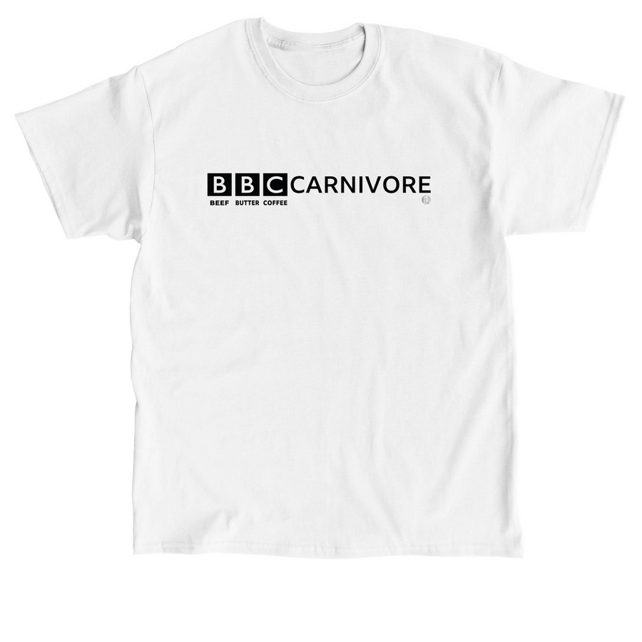 BBC Carnivore, a White Classic Unisex Tee