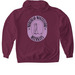 Modern Meerkat, a Maroon Gildan Softstyle Pullover Hoodie