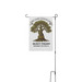 Liberty Tree Flag with Stake, a White 12" x 18" Yard Flag with Stake