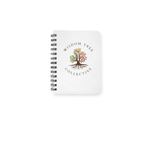 A Place for Wisdom, a White Spiral Notebook