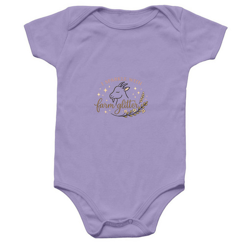 Cotton Baby Onesie, a Lavender Infant Onesie