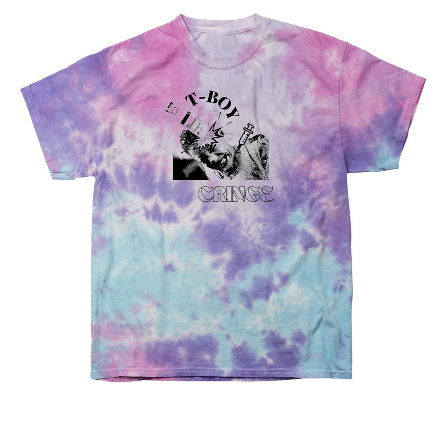 T-Boy Cringe Shirt, a Cotton Candy Classic Tie Dye Tee