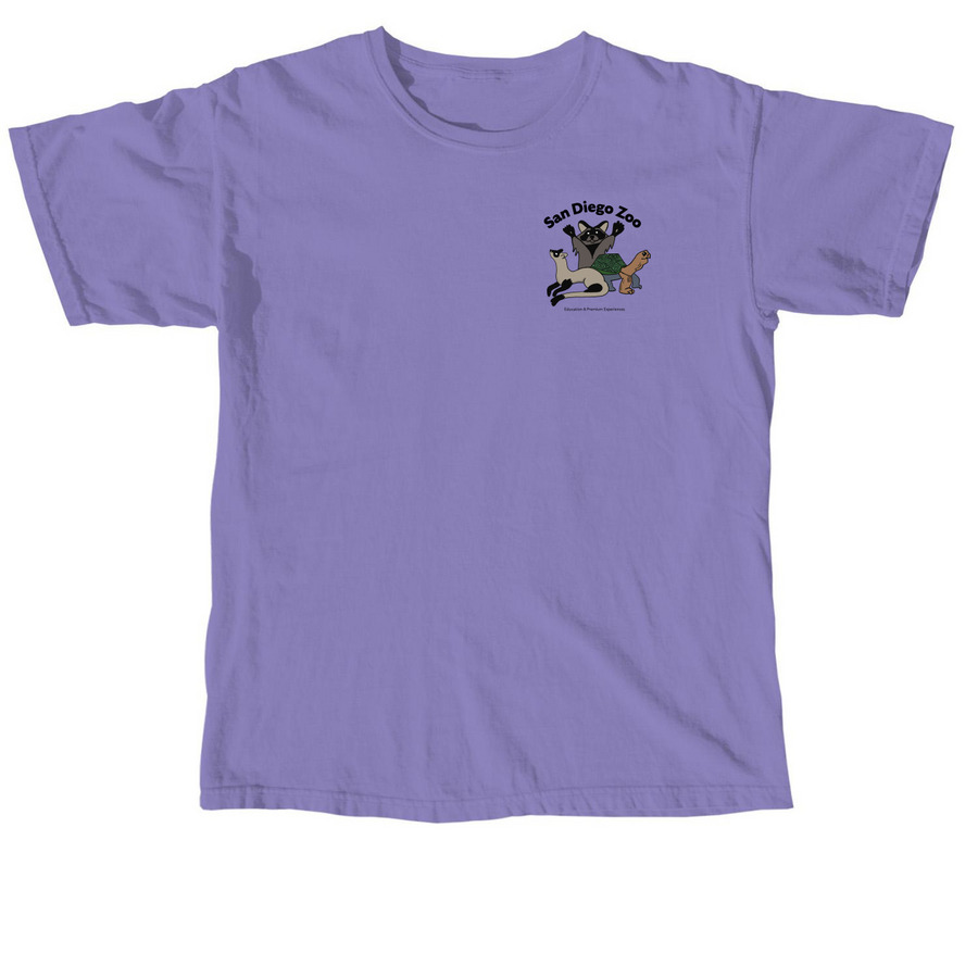 Color design, a Violet Comfort Colors Unisex Tee