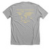 Proud Supporter of a NC Music Ambassador., a Athletic Heather Premium Unisex Tee (back-view)