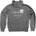 Zip-Up Hoodies, a Deep Heather Zip Up Hoodie (back-view)