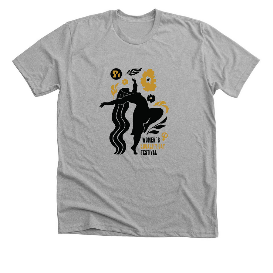 Women's Equality Day Festival, a Athletic Heather Premium Unisex Tee