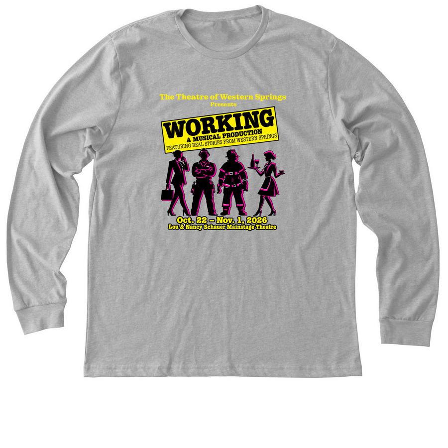 Working Tees and Sweats, a Athletic Heather Premium Long Sleeve Tee