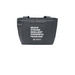 Brave, Strong Lunch Tote, a Grey Steel Insulated Lunch Tote