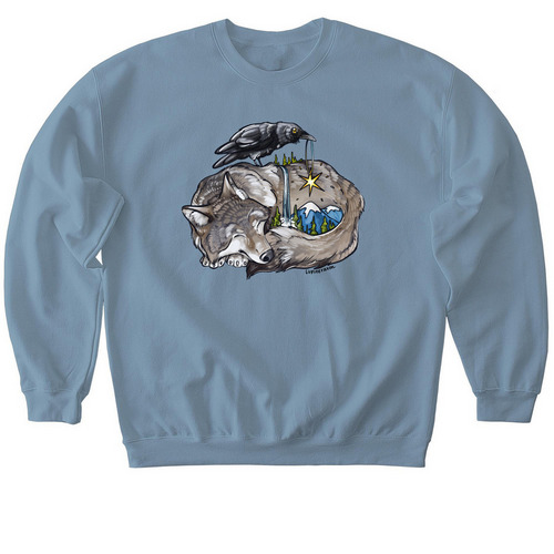 The Guardians, a Stone Blue Softstyle Crewneck Sweatshirt