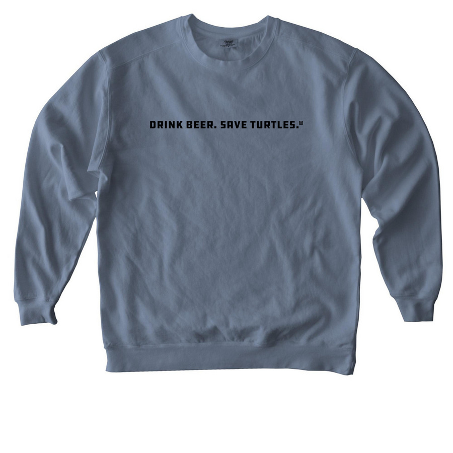 Turbo Terrapin DBS-Tee, a Blue Jean Comfort Colors Crewneck Sweatshirt