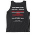 Kilometers for Kerrie, a Black Comfort Colors Tank Top (back-view)