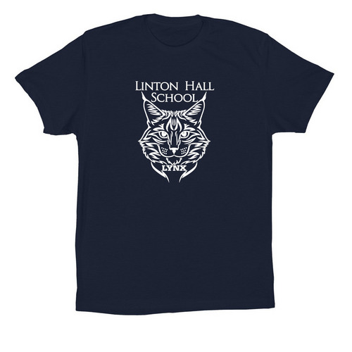 Mascot LYNX Shirts, Sweatshirts and Tie-dye, a Navy Premium Cotton Tee
