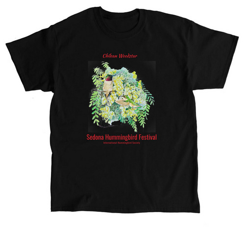 Chilean Woodstar 2026 Sedona Hummingbird Fest, a Black Classic Unisex Tee