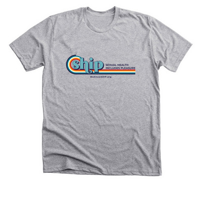 SHIP: Sexual Health Includes Pleasure, a Athletic Heather Premium Unisex Tee