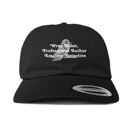 Wren Alden Hat, a Black Printed Classic Baseball Cap