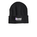 Brave like Bennett Beanies, a Heather Charcoal Printed Cuffed Beanie