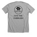 Thomas Jefferson McGobbler III, a Athletic Heather Premium Unisex Tee (back-view)