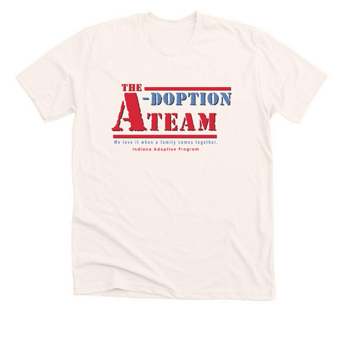 The A-Team, a Heather Natural Premium Unisex Tee