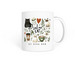 I Love My Cat, a White Coffee Mug