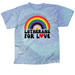 Tie Dye Lutherans for Love (front only), a Lagoon Classic Tie Dye Tee