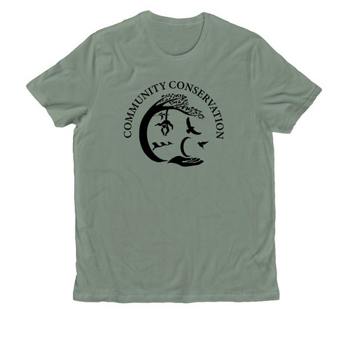Support Communities to Conserve Biodiversity&nbsp;, a Matcha Green Allmade Organic Cotton Unisex Tee