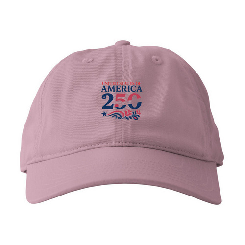 USA 250 Baseball Cap, a Lilac Haze Printed Eco Baseball Cap