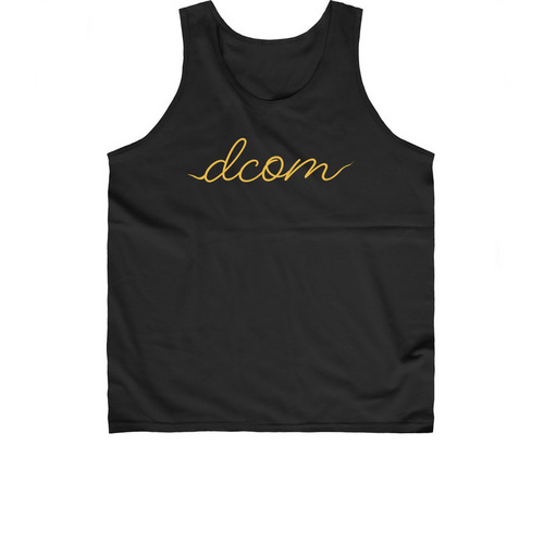 DCOM Tank Top, a Black Classic Unisex Tank Top